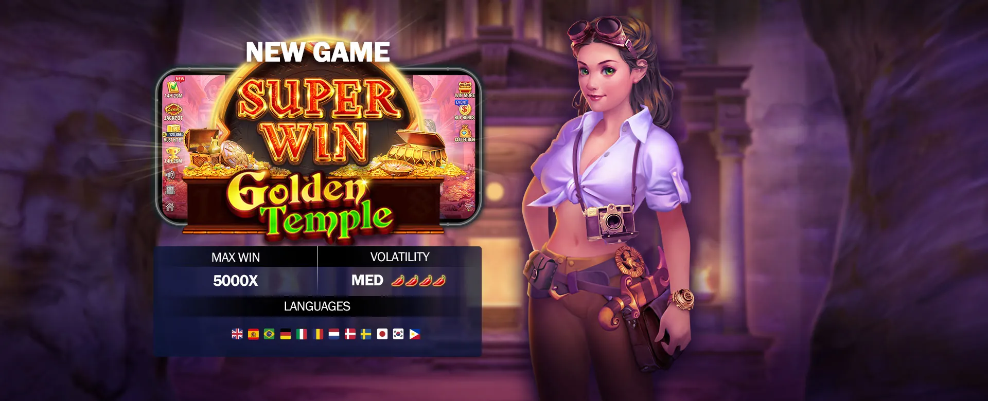Luxurious 774pub Online Casino Lobby